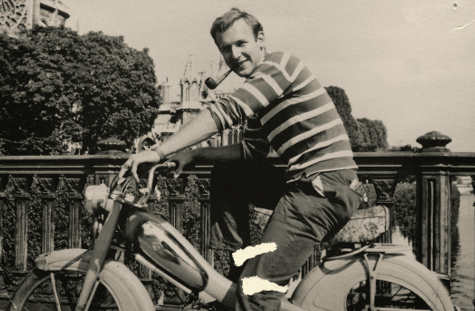 Foto original en blanco y negro